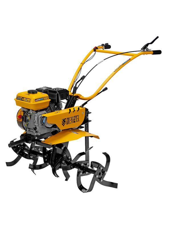 Мотоблок DPT-270S, 7 л.с., ремен.сцеп, фрез 3х4, ШОМ, передачи 2В/1Н Denzel