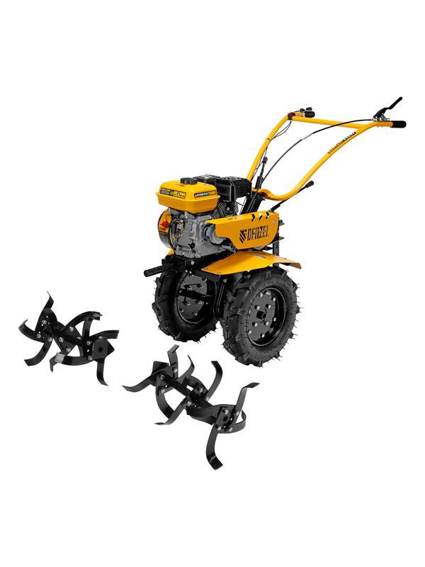 Мотоблок DPT-270S, 7 л.с., ремен.сцеп, фрез 3х4, ШОМ, передачи 2В/1Н Denzel