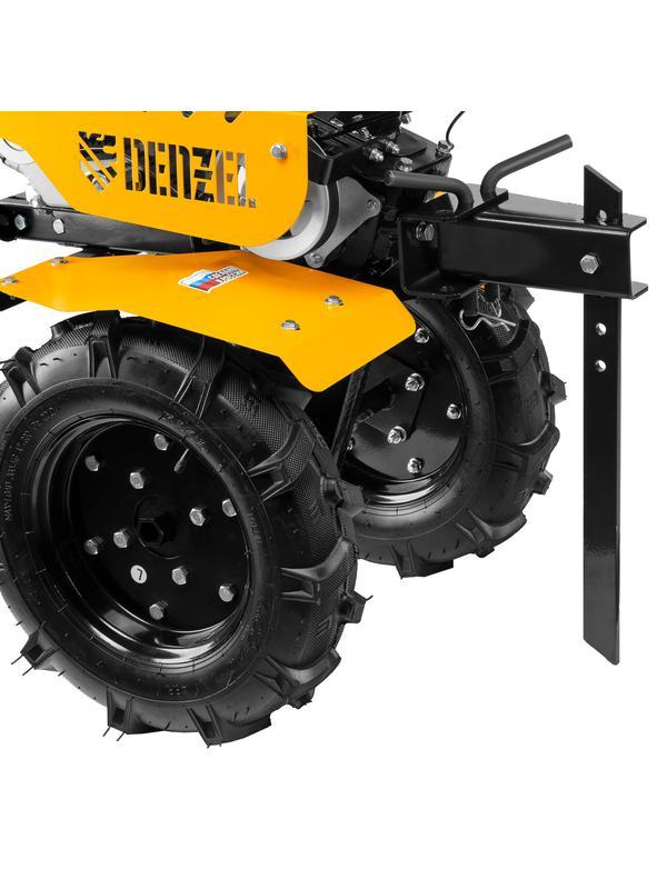 Мотоблок DPT-270S, 7 л.с., ремен.сцеп, фрез 3х4, ШОМ, передачи 2В/1Н Denzel