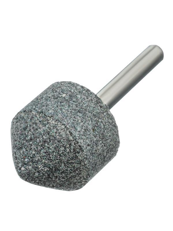 Шарошка абразивная, конус, для дрели, 25 x 25 мм, хвостовик d6 мм, 63С Denzel