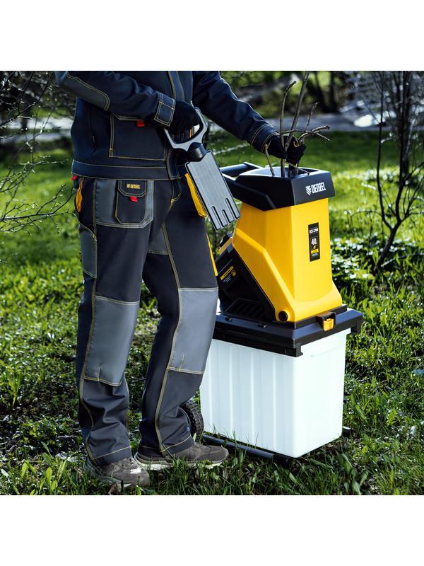 Измельчитель садовый электрический ECS-2700, 2700 Вт, 40 мм Denzel