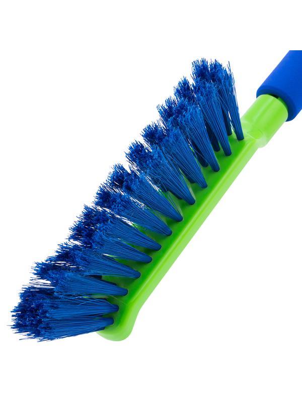 Щетка-сметка для снега со скребком, мягкая рукоятка, 425 мм Сибртех