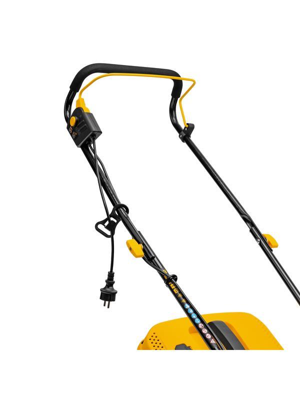 Газонокосилка электрическая GM-1300, 1300 Вт, шир. 32 см, 5 уров., травосб. 35 л Denzel