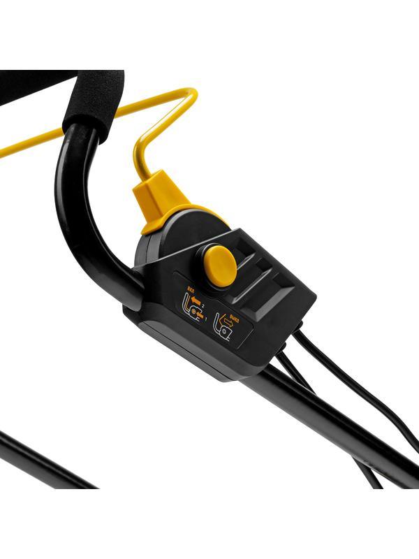 Газонокосилка электрическая GM-1300, 1300 Вт, шир. 32 см, 5 уров., травосб. 35 л Denzel