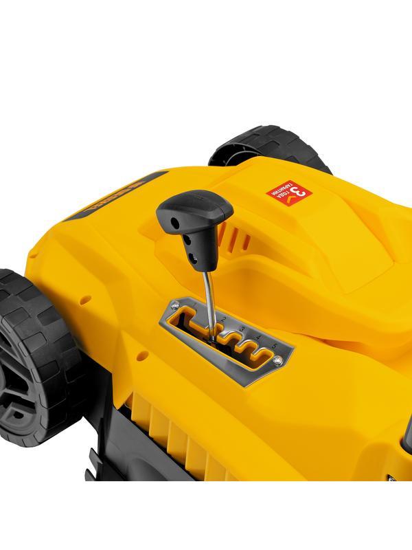 Газонокосилка электрическая GM-1300, 1300 Вт, шир. 32 см, 5 уров., травосб. 35 л Denzel