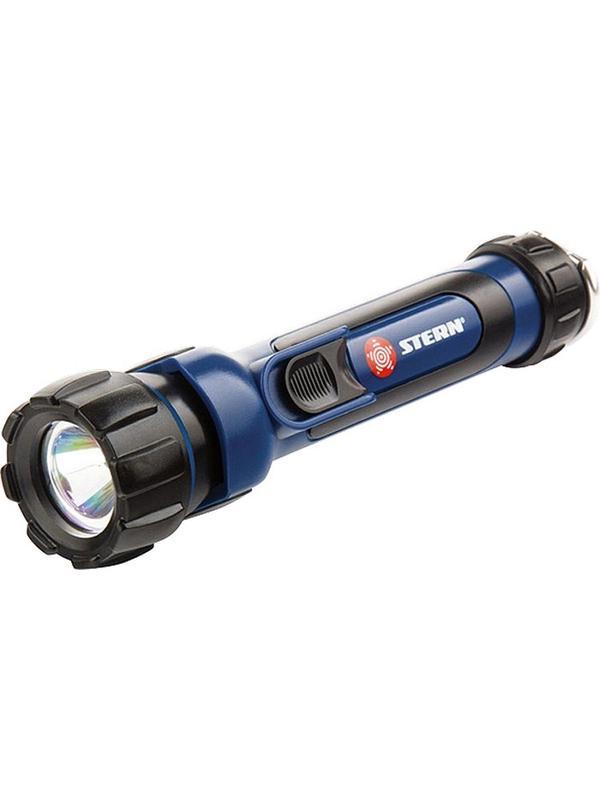 Фонарик светодиодный, противоударный, влагозащищенный, 1 яркий Led, 2 х АА Stern