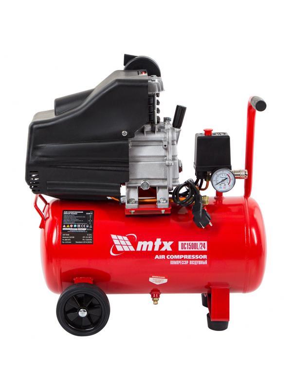 Компрессор воздушный DC1500L/24, 1,5 кВт, 24 л, 210 л/мин MTX
