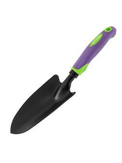 Совок посадочный широкий, 85х335 мм, стальной, обрезиненная эргономичная рукоятка, LSR1, Palisad