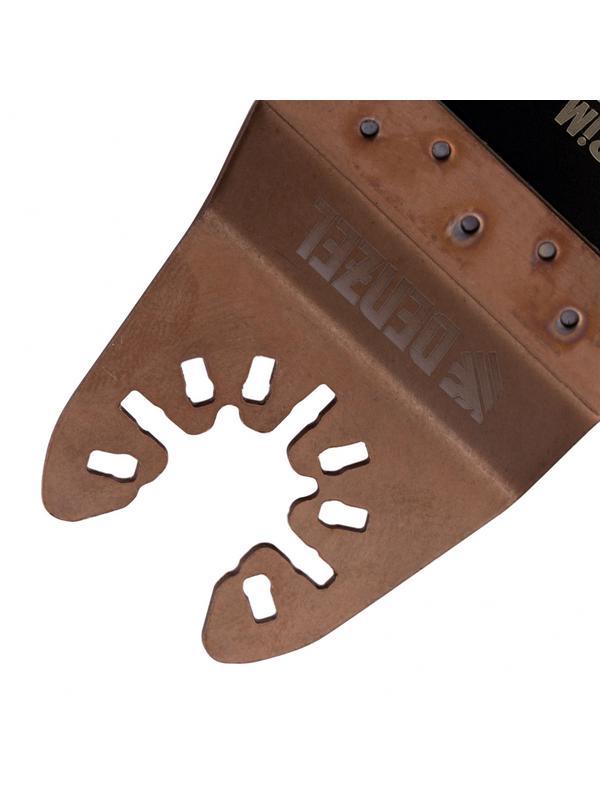 Насадка для МФИ режущая прямая, BiM, по металлу и дереву, 65 x 1.2 мм, мелкий зуб Denzel