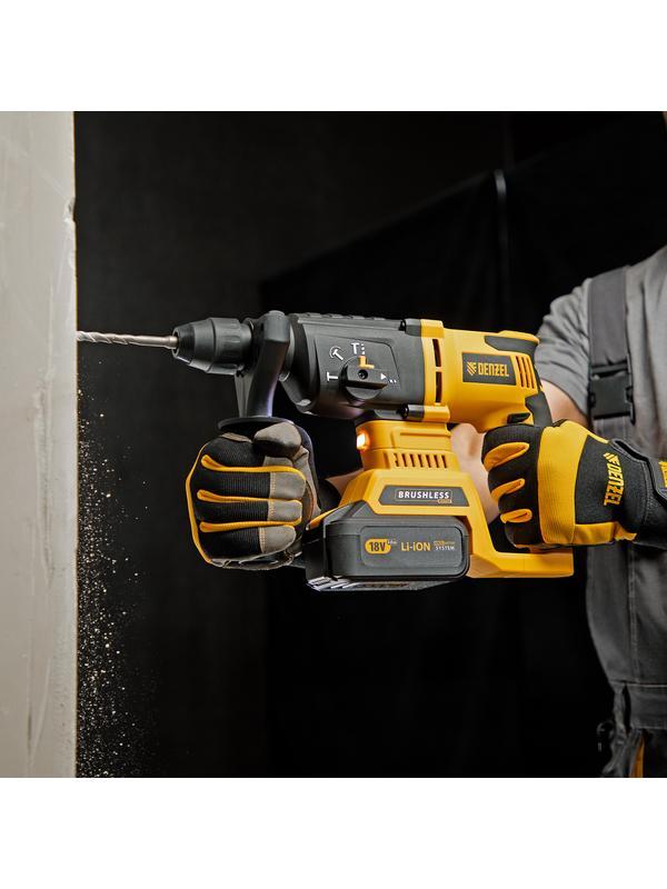 Перфоратор аккумуляторный BLRH-IB-26-0 Li-Ion, 18 В Denzel