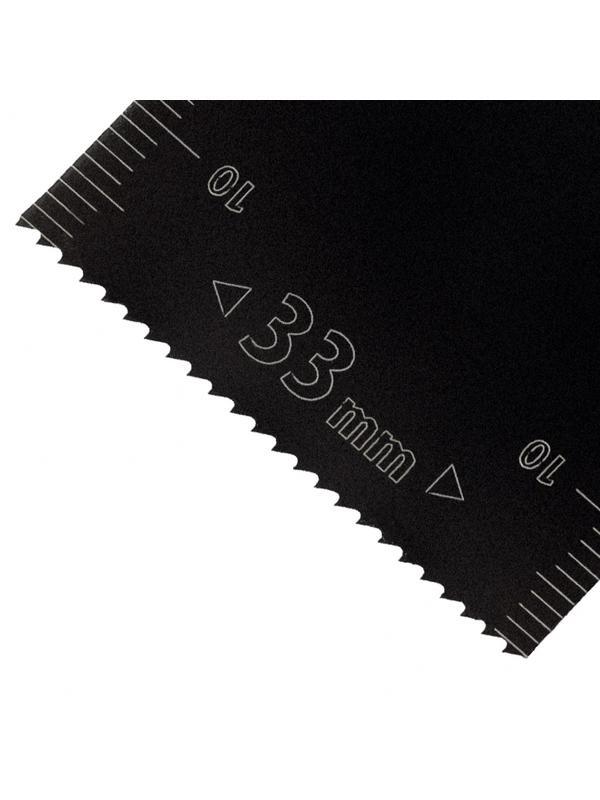 Насадка для МФИ режущая пазовая прямая, BiM, по металлу и дереву, 33 x 1.4 мм, мелкий зуб Denzel