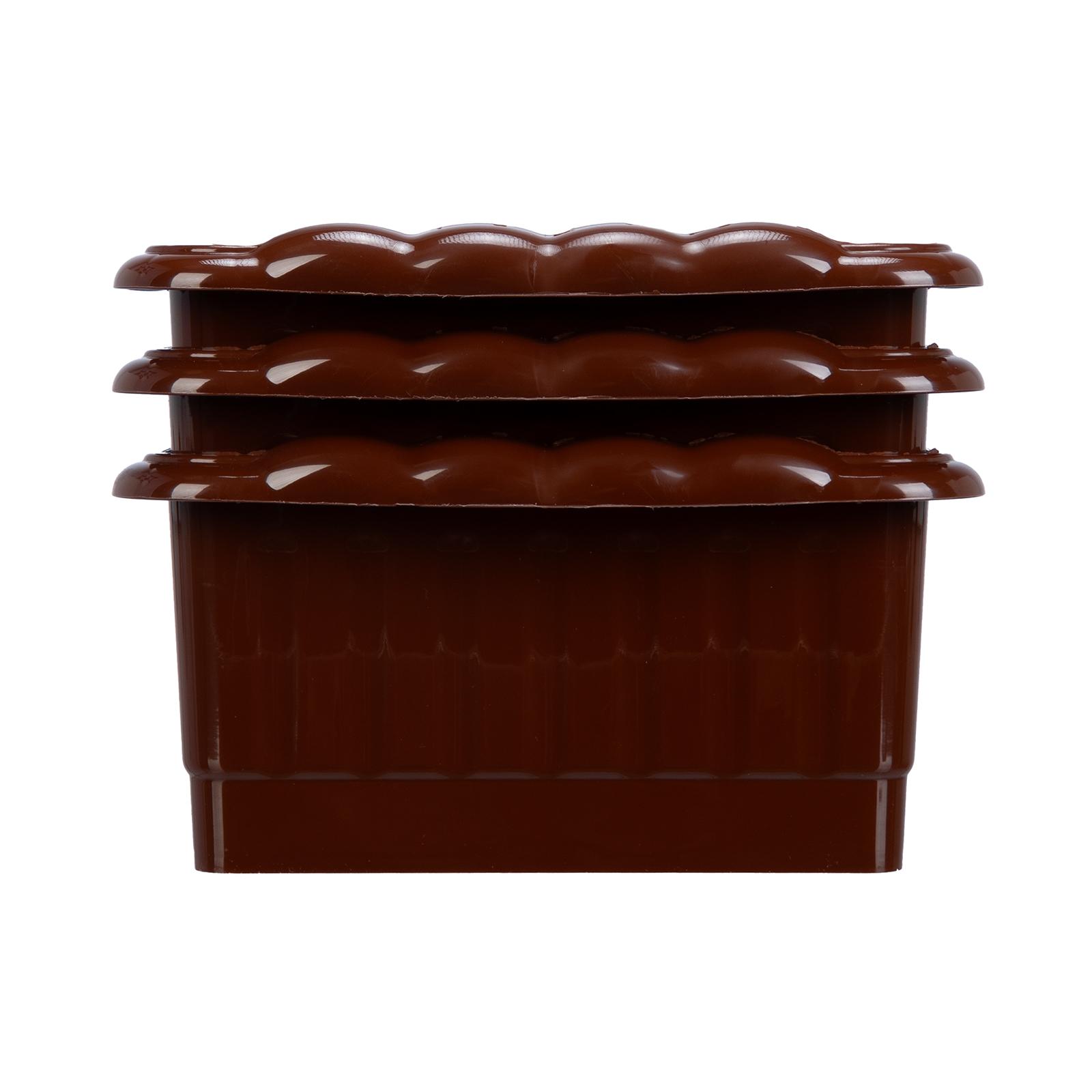 Поддон для рассады 470х166х82 мм, пластиковый, 3 шт, под 12 горшочков 250 мл. Palisad