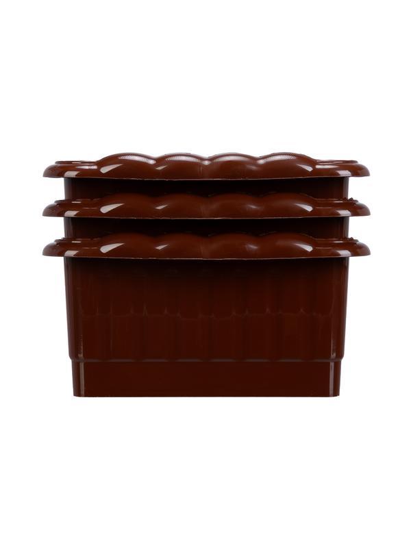 Поддон для рассады 470х166х82 мм, пластиковый, 3 шт, под 12 горшочков 250 мл. Palisad