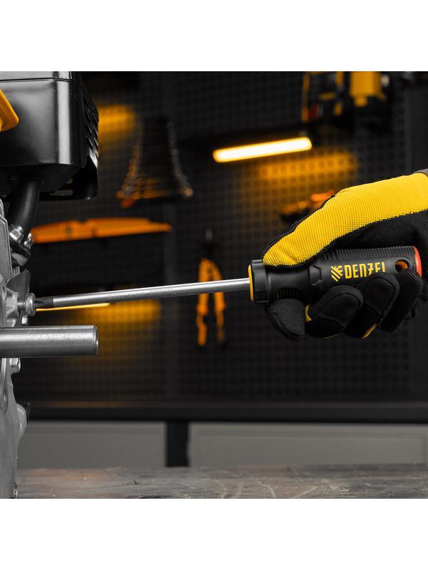 Отвертка, PH3х150 мм, S2, 3к рукоятка Denzel