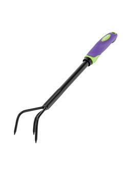 Рыхлитель 3-зубый, 60х400 мм, стальной, обрезиненная эргономичная рукоятка, LSR1 Palisad