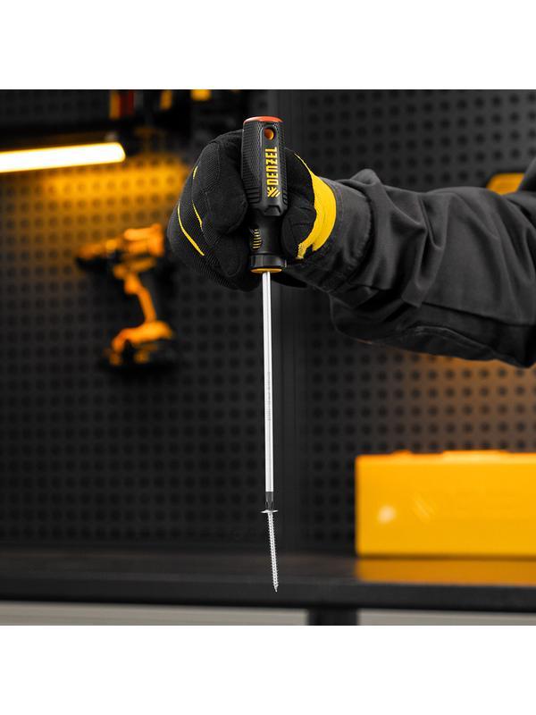 Отвертка, PH1х150 мм, S2, 3к рукоятка Denzel