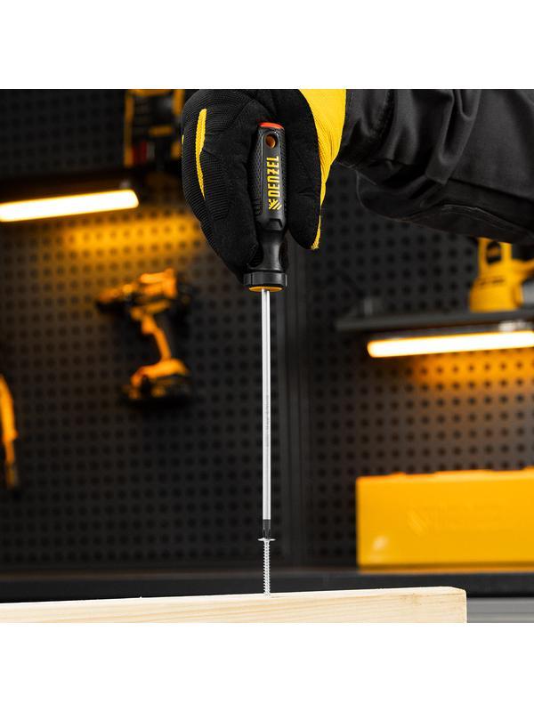 Отвертка, PH1х150 мм, S2, 3к рукоятка Denzel