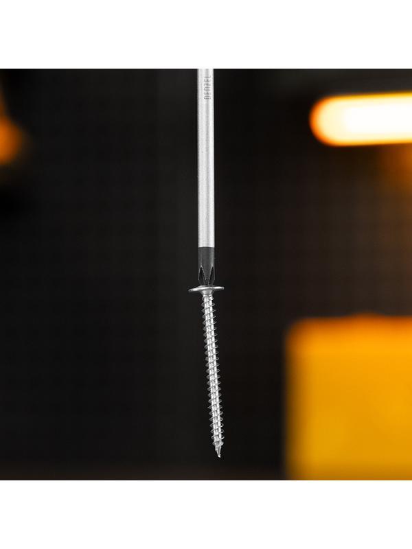 Отвертка, PH1х150 мм, S2, 3к рукоятка Denzel