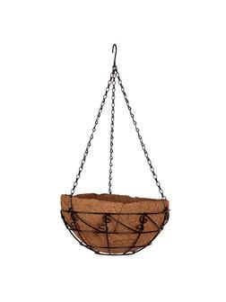 Кашпо подвесное с орнаментом, с кокосовой корзиной, диаметр 30 см Palisad