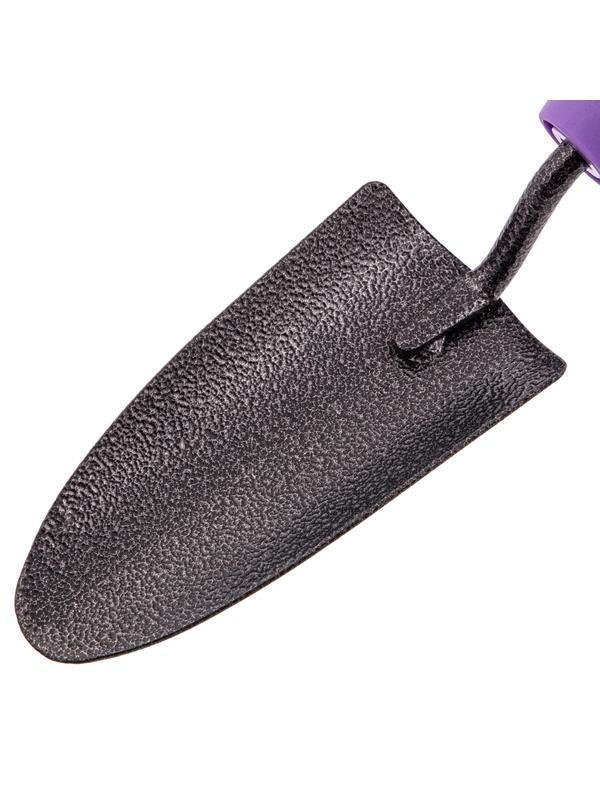 Совок посадочный узкий, защитное покрытие, обрезиненная эргономичная рукоятка Palisad