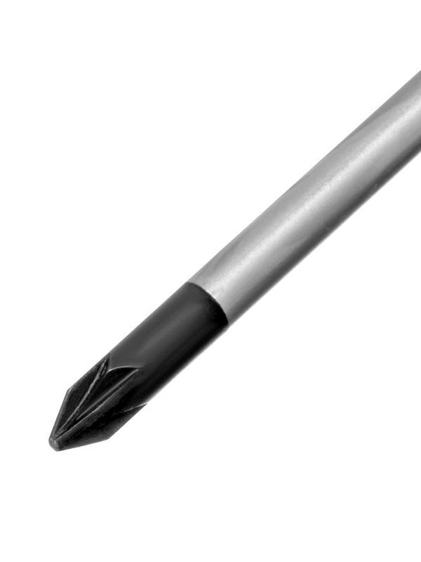 Отвертка, PZ0x75 мм, S2, 3к рукоятка Denzel