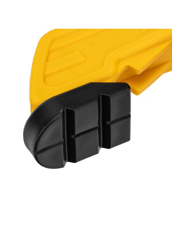 Струбцина клещеобразная, усиленная 80 х 60 мм, двухкомпонентные рукоятки Denzel