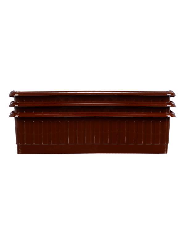 Поддон для рассады 322х166х82 мм, пластиковый, 3 шт, под 8 горшочков 250 мл. Palisad