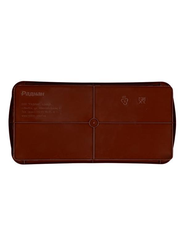 Поддон для рассады 322х166х82 мм, пластиковый, 3 шт, под 8 горшочков 250 мл. Palisad