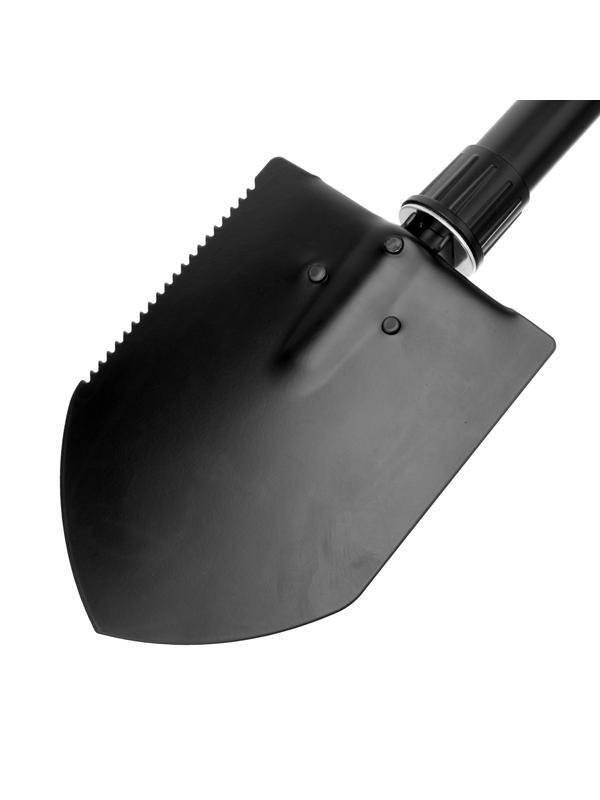 Лопата походная, 150х200х253-620 мм, цельнометаллическая, складная в чехле Palisad