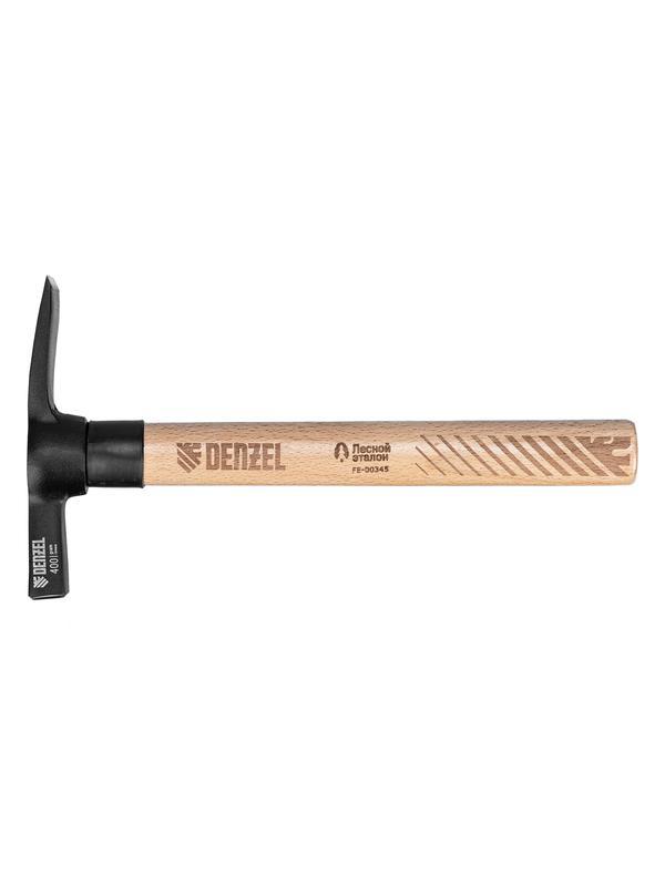 Молоток каменщика, 400 г, буковая рукоятка, EFP Denzel