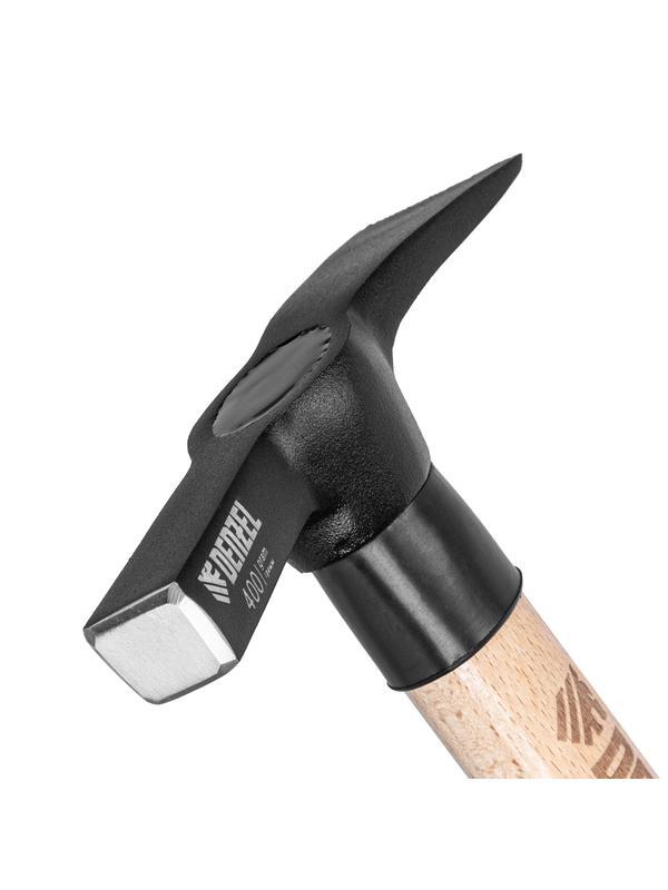 Молоток каменщика, 400 г, буковая рукоятка, EFP Denzel
