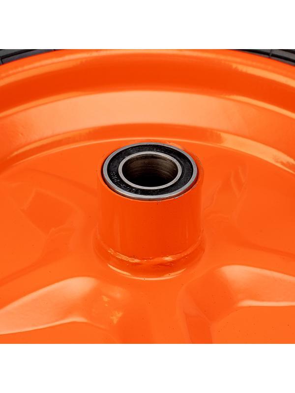 Колесо пневматическое усиленное, шина 8PR, 4.00-8 D400 мм, внутренний диаметр подшипника 20 мм, длина оси 90 мм Palisad