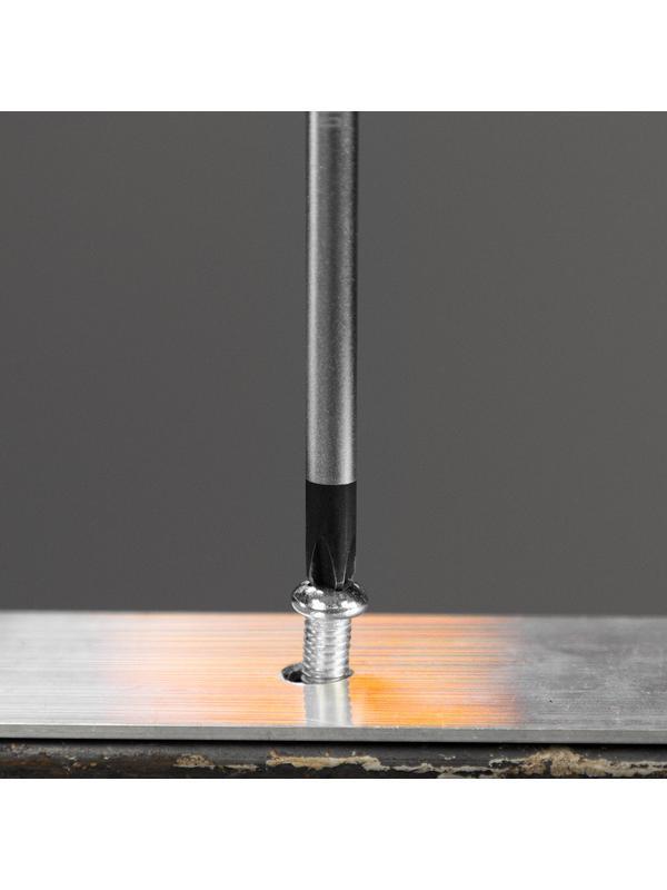 Отвертка, PH2х150 мм, S2, 3к рукоятка Denzel