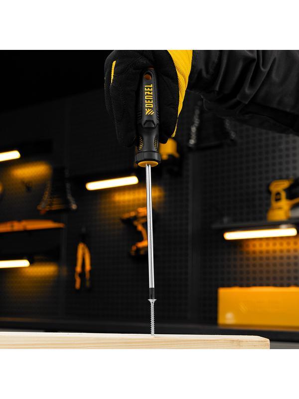 Отвертка, PH2х150 мм, S2, 3к рукоятка Denzel