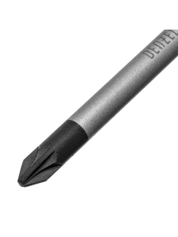 Отвертка, PZ2x100 мм, S2, 3к рукоятка Denzel