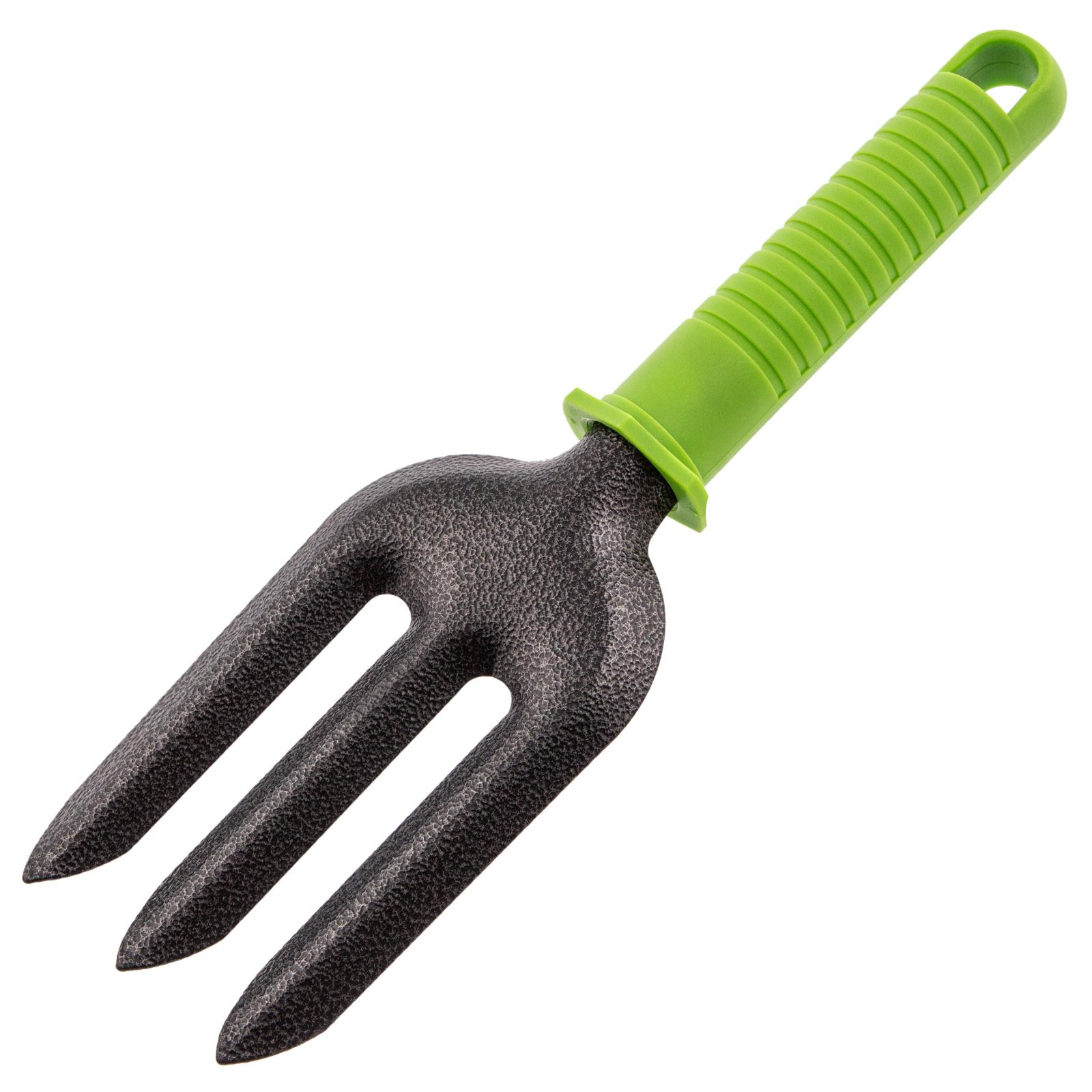 Вилка посадочная 3-зубая, защитное покрытие, пластиковая рукоятка Palisad