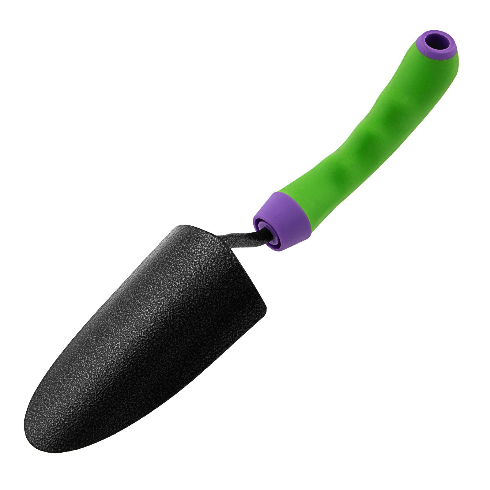 Совок посадочный широкий, защитное покрытие, обрезиненная эргономичная рукоятка Palisad