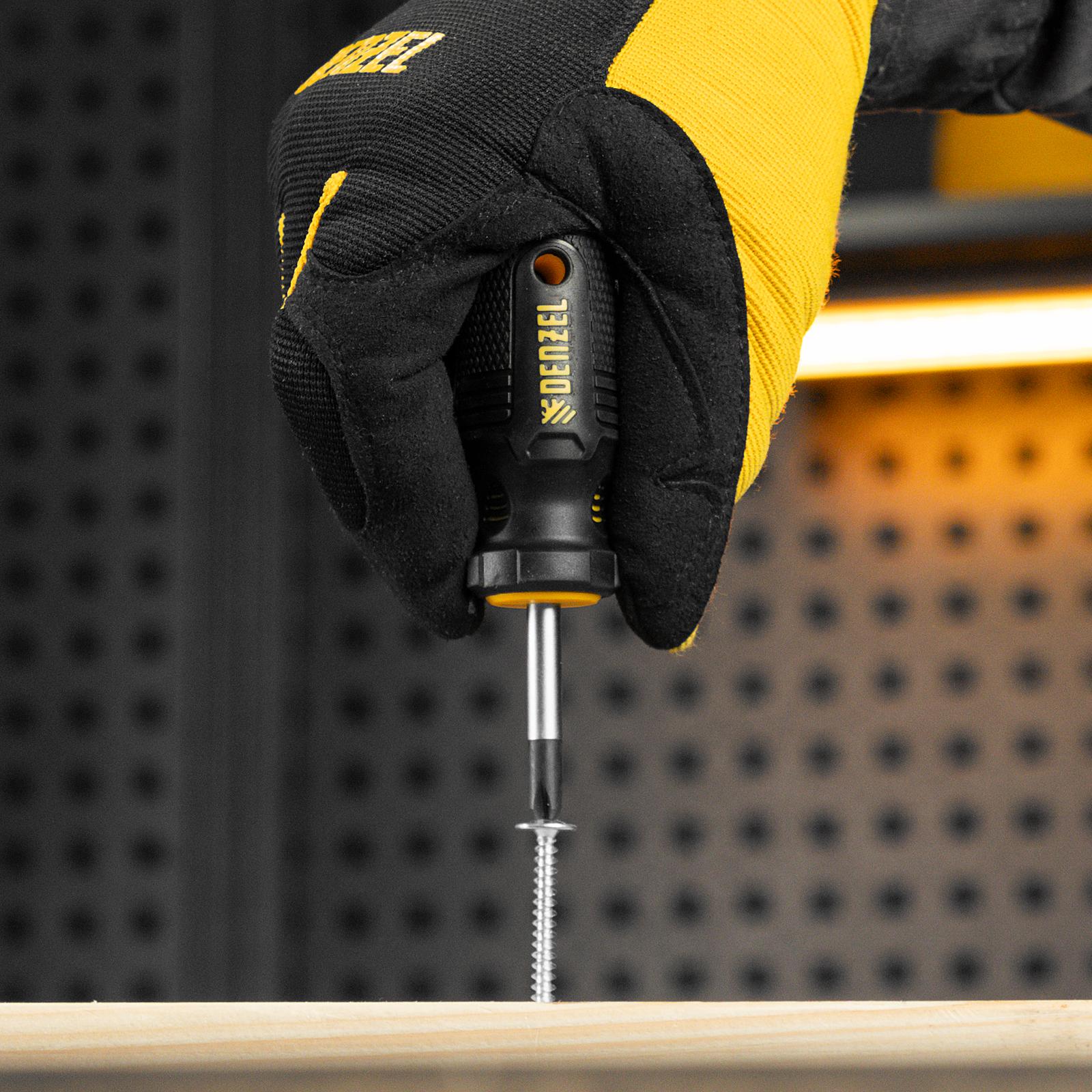 Отвертка, PH2х38 мм, S2, 3к рукоятка Denzel