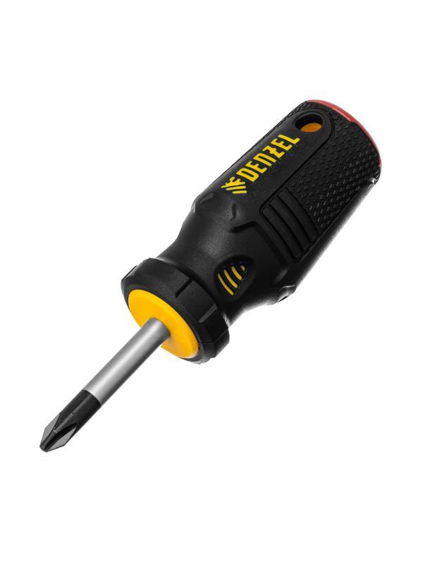 Отвертка, PH2х38 мм, S2, 3к рукоятка Denzel