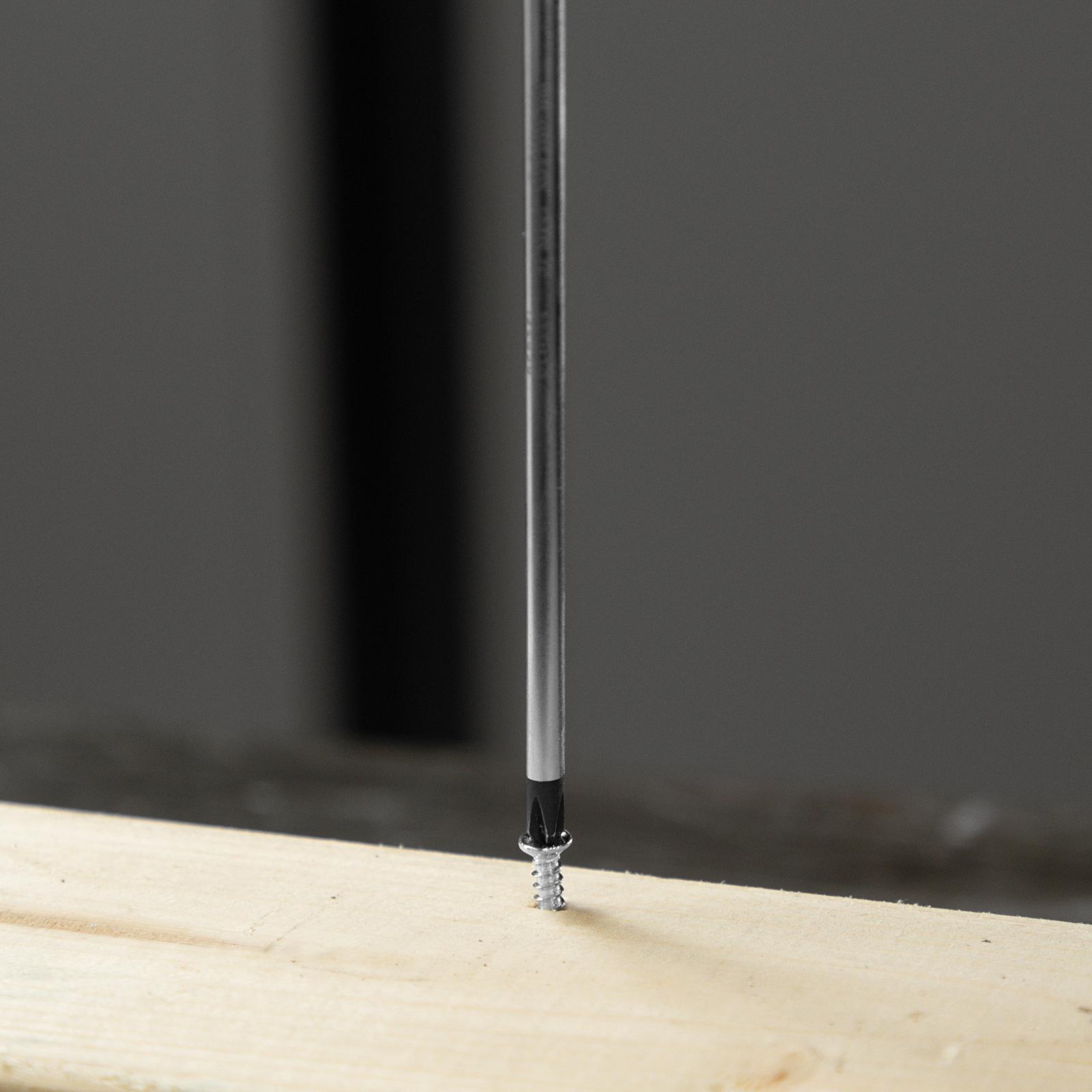 Отвертка, PH0х100 мм, S2, 3к рукоятка Denzel