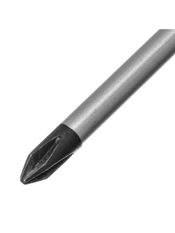 Отвертка, PH0х100 мм, S2, 3к рукоятка Denzel