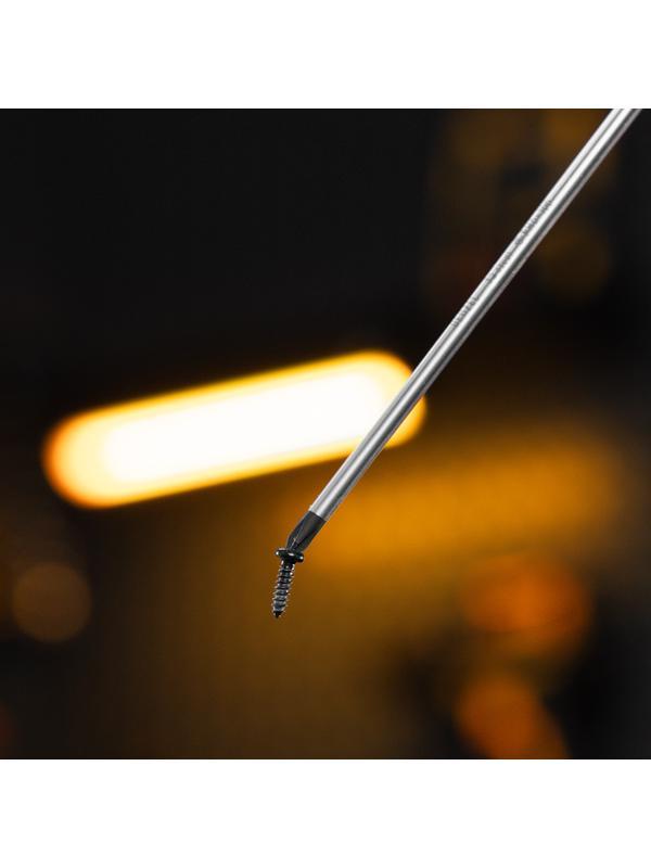 Отвертка, PH0х100 мм, S2, 3к рукоятка Denzel