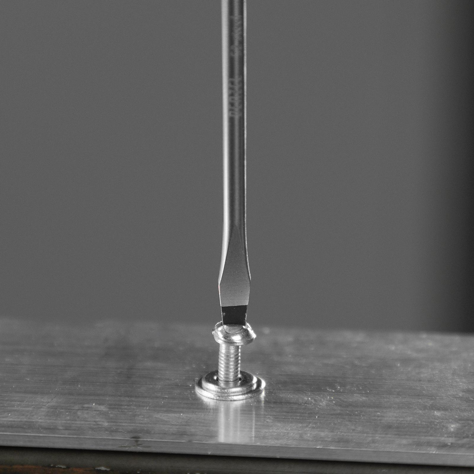 Отвертка, SL3х75 мм, S2, 3к рукоятка Denzel