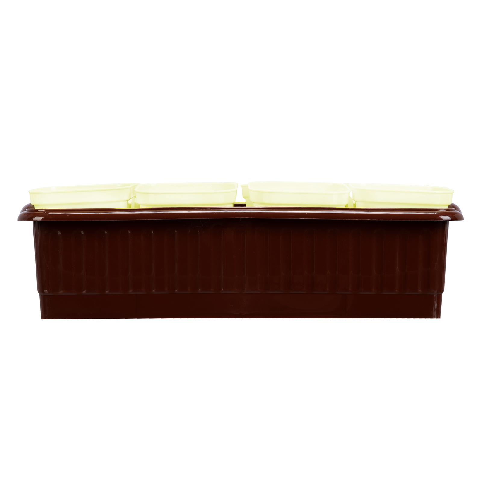 Набор для рассады, поддон 322х166х82 мм, 8 горшочков по 250 мл с выдвижным дном Palisad