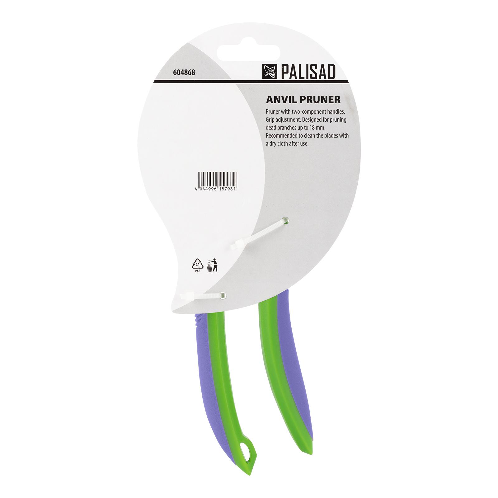 Секатор с наковальней, регулировка захвата Palisad