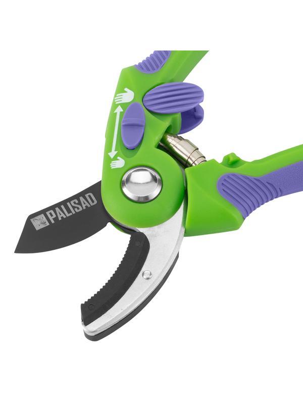 Секатор с наковальней, регулировка захвата Palisad