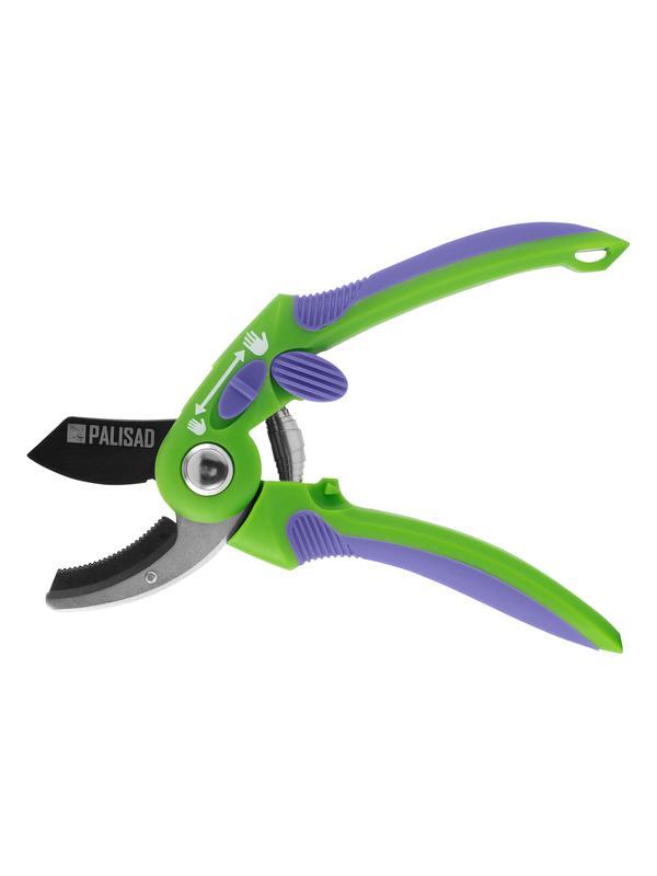 Секатор с наковальней, регулировка захвата Palisad