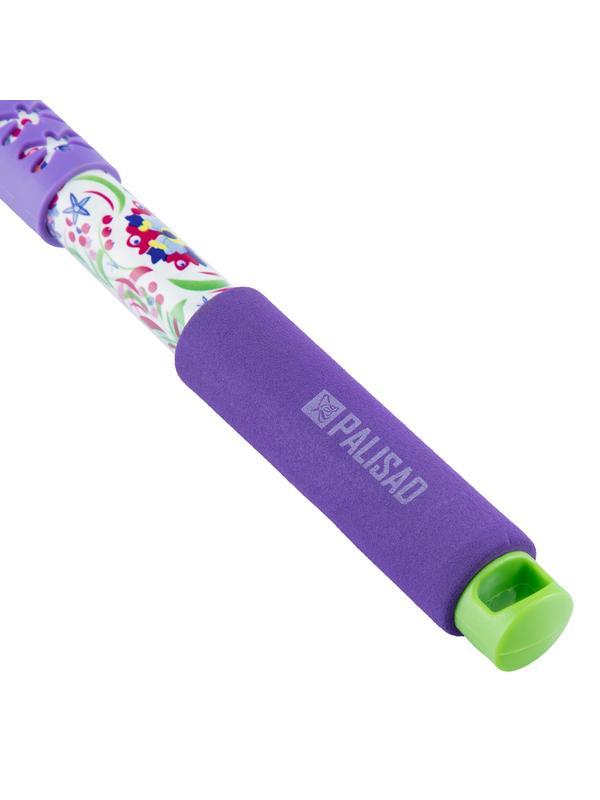 Грабли веерные, плоский зуб, удлиненные, обрезиненная рукоятка Palisad