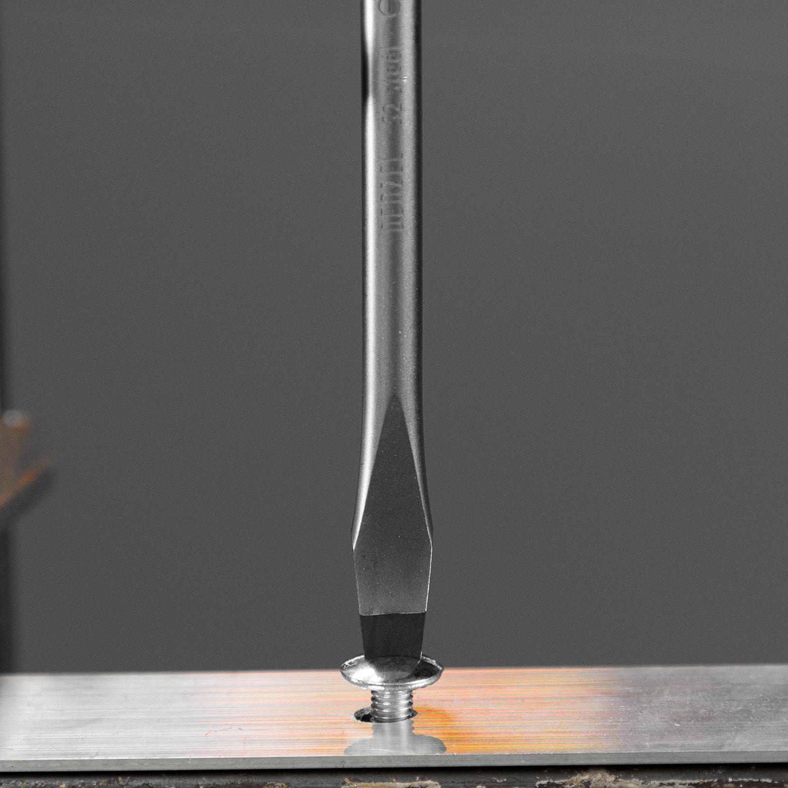 Отвертка, SL8x150 мм, S2, 3к рукоятка Denzel