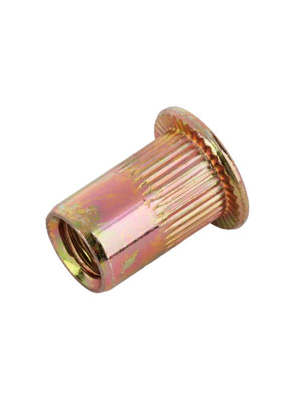 Заклепки резьбовые, стальные, оцинкованные, М6, пластиковый кейс, 70 шт. Denzel